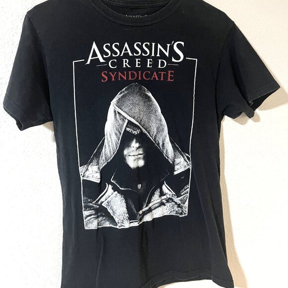 ASSASSINS CREED SYNDICATE Big Graphic Video Promo Black Men's T Shirt Size Small - Picture 4 of 5